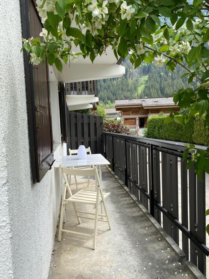 Appartement Style Chalet Avec Grande Terrasse Et Parking Prive Chamonix Bagian luar foto