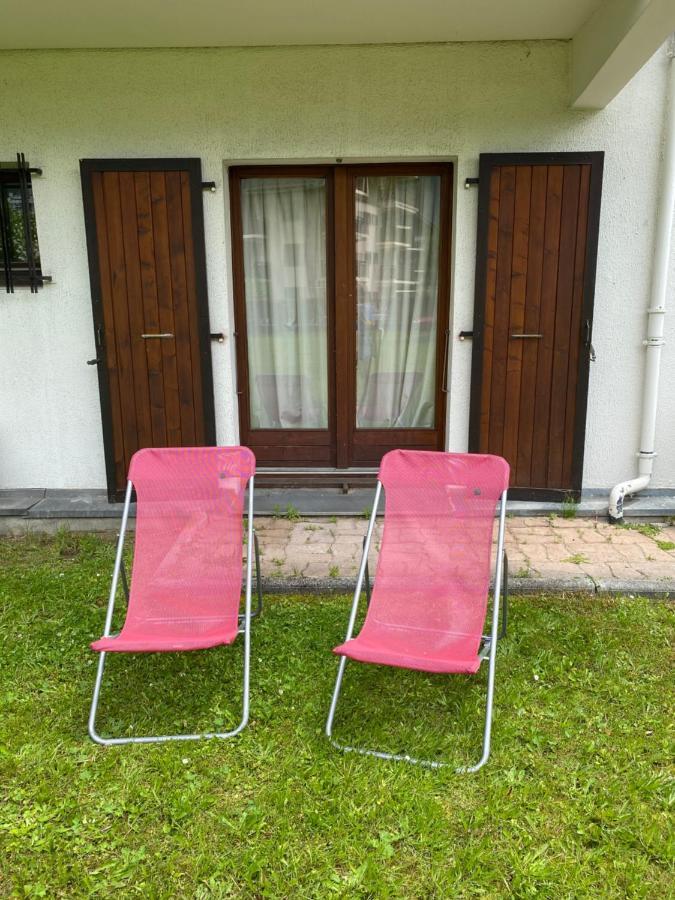 Appartement Style Chalet Avec Grande Terrasse Et Parking Prive Chamonix Bagian luar foto