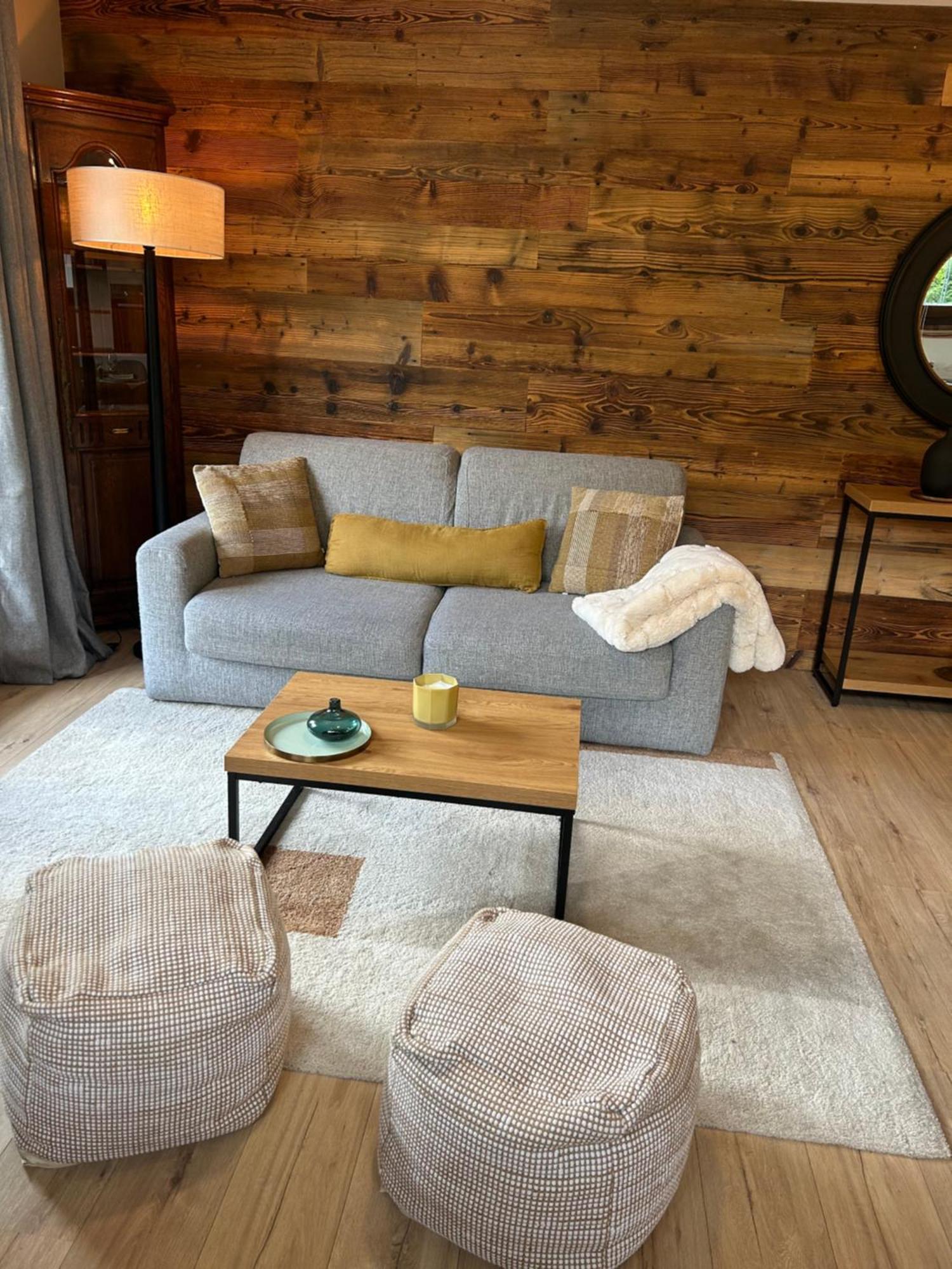Appartement Style Chalet Avec Grande Terrasse Et Parking Prive Chamonix Bagian luar foto